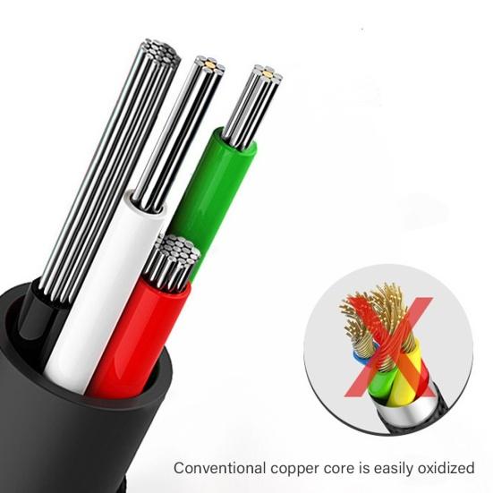 Nylon Braided Type-C Cable Data Transfer Fast Charging Cord for OPPO FINDX VOOC