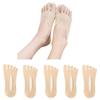 APMNIX Tabi Set of 5 Women's Five-Toe Socks, Spring/Summer, White, Black, Gray, Cute, Ankle-Covered, Silk, Lace, Compression, Cotton, Thin, Non-Slip,