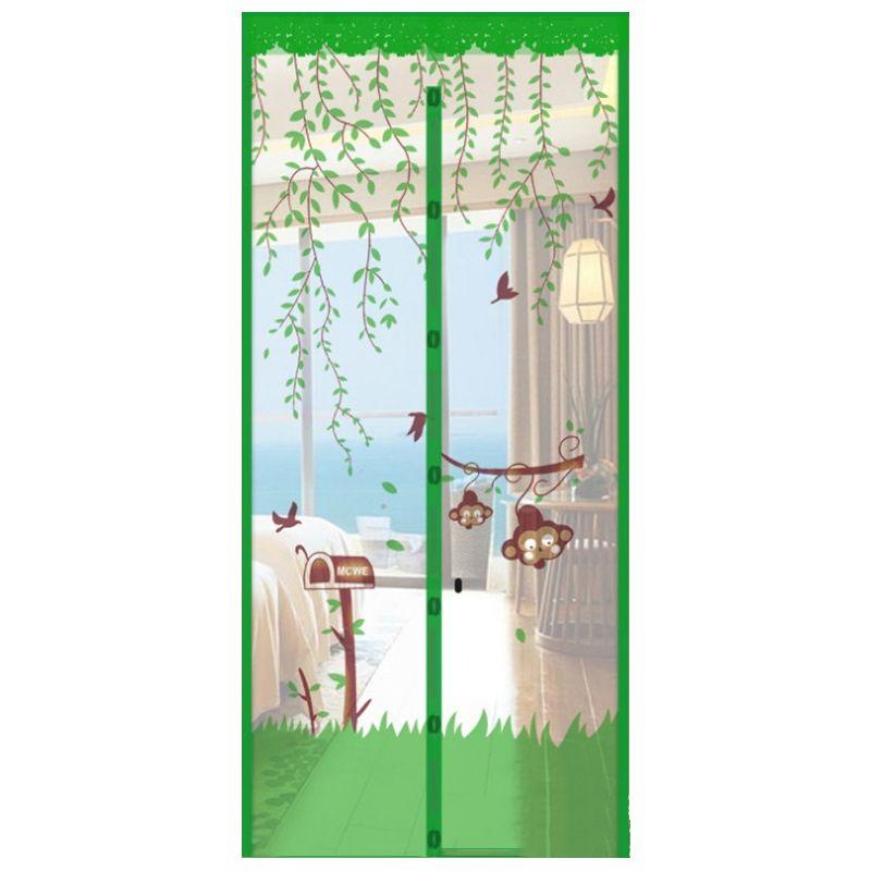 

Mosquito Anti Insect Bugs Magnetic Tulle Automatic Closing Door Screen Net Mesh Green,90x210cm/35.4x82.7in