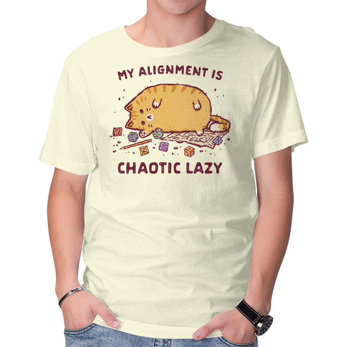 Unisex Crew Neck T-Shirt Chaotic Lazy Graphic Short Sleeve Casual Tee XXXXL