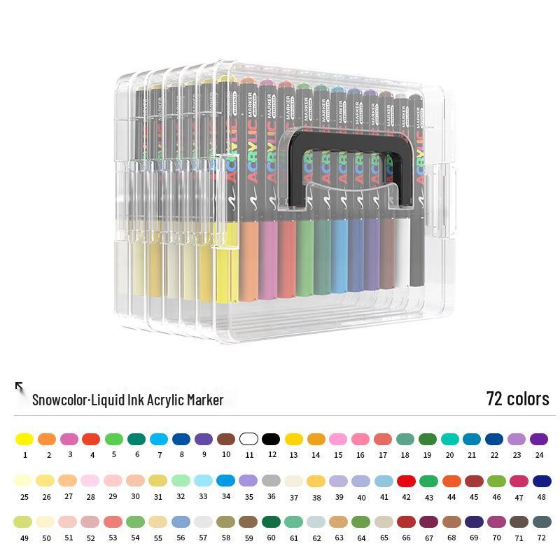 Marqueur à encre liquide acrylique étanche à séchage rapide anti-bavure pour l'art
