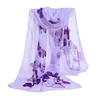New Hot Fashion Party Scarves Shawl Butterfly Flower Shawl Wrap Silk Shawl Vintage Soft Soft La L6D0