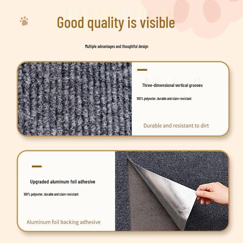 Self-Adhesive Cat Scratch-Resistant Wall Stickers - Furniture Protector and Climbing Frame