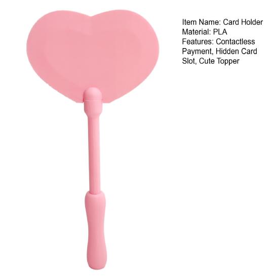 Tap to Pay Wand Credit Contactless Payment Card Card Wand Holder Wand 3D Printed Heart Butterfly
