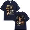 Magliette Grafiche del Film Pulp Fiction Moda Uomo Donna Abbigliamento Gotico Magliette a Maniche Corte Vintage Cotone Oversize Maglietta