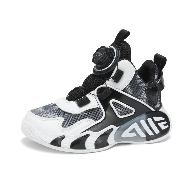 Boys Basketball Running Shoes Mesh Breathable Sneakers Kids Youth