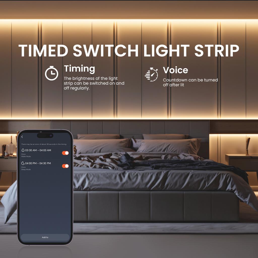 Tuya WiFi Smart Dimmable AC 220V COB LED Strip Light White 3000K 4000K 6000K Waterproof LED Tape Work with Amazon Alexa