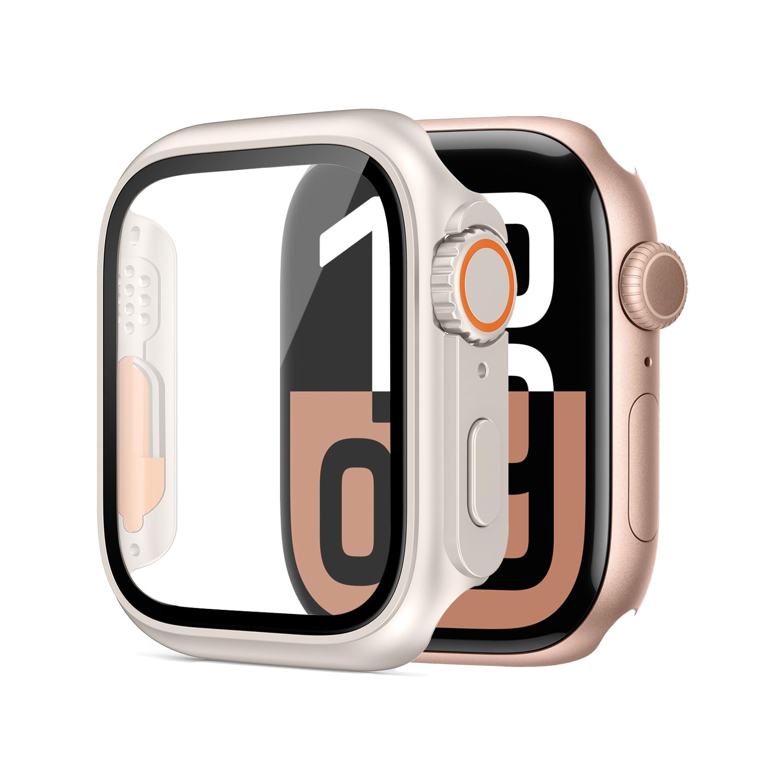 

Защитная пленка для корпуса Apple Watch 11 10 46 мм 42 мм Улучшенная до Ultra PC Cover+Закаленное стекло Аксессуары для iWatch Series 10 11 42mm Series 10 11