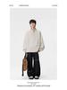 Men's Plus Size Heavyweight Fleece Half-Zip Hoodie - Casual Loose Long Sleeve for Spring, Autumn, Winter