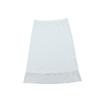 Women's Lace Patchwork Anti-Transparent Midi Skirt - Knee-Length, Anti-Static, Plus Size
