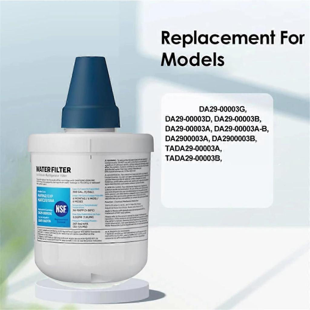 DA29-00003G Filter for Refrigerator Water and Ice Clean Clear Drinking Water Lifespan 6 Months 1 Pcs