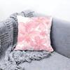 Sweet Light Pink Petals Pattern Cushion Cover Premium Comfort Reversible Pillow Cov in One Design for Any Room  Car Interior