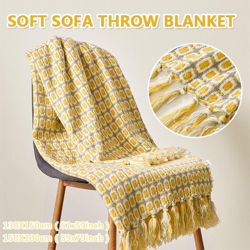 Скандинавское вязаное одеяло — фото 4