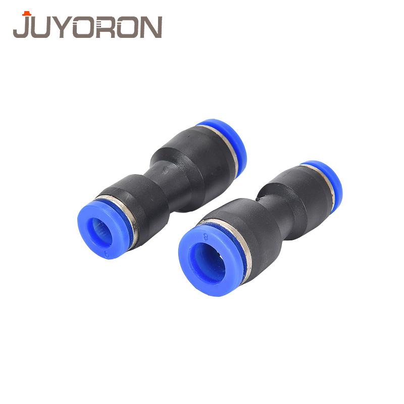 40Pcs Boxed PG Pneumatic Quick Connector Plastic Hose Air Pipe 4 6 8mm 10mm 12mm Push in Straight Reducing Gas Quick Connection Engine Gaskets 6