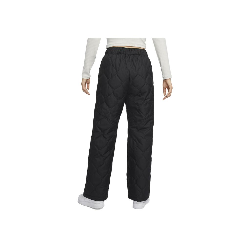 Nike High-Waist Casual Warm Pants Women Bottoms Black FB8723-010