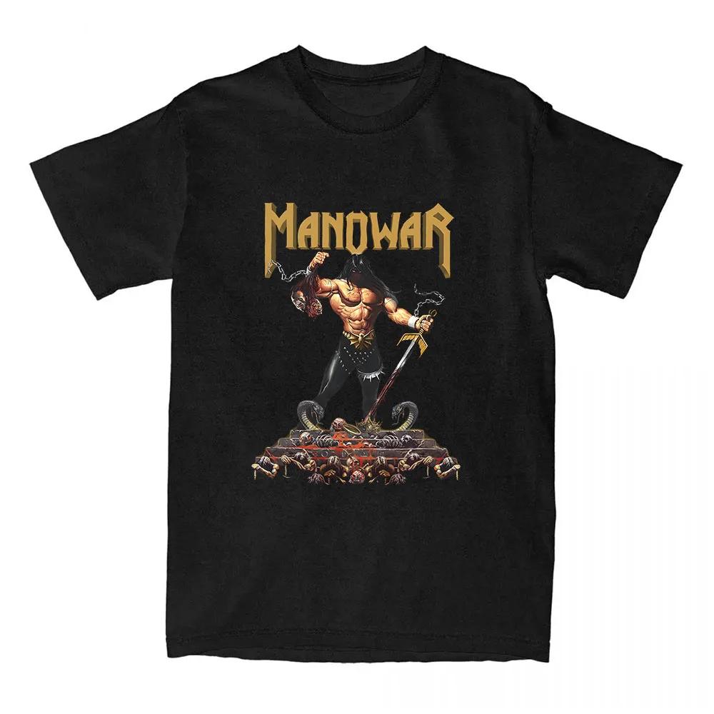 Manowar Hip Hop Band Print Tshirts The Blood Our Enemies Tour 2025 Tees Short Sleeve Women T-shirt Women Clothes Graphic Shirt