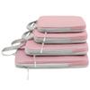 Travel Pouch Travel Compression Clothing Storage Travel Convenient Packing Sorting Pink [Aspercio] 4-Piece Set Bags, Bags, Bags, Pouches, Items,