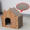 Cat Scratch House Wearable Breathable Comfortable Kitten Scratcher Hut for Resting Playing L (Suitable for Cats Within