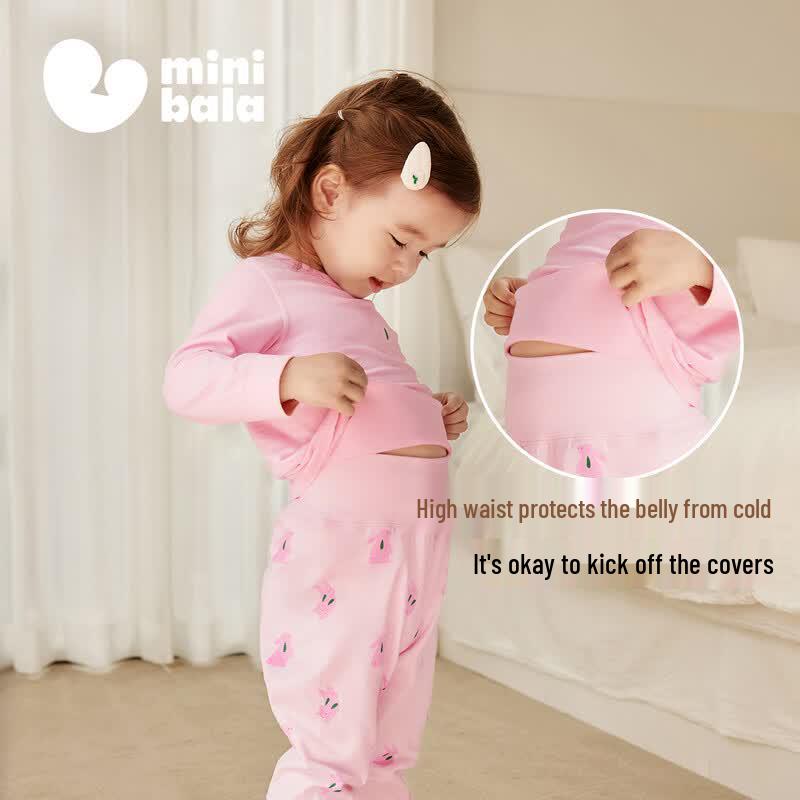 Minibala Unisex Cotton Pajama & Base Layer Set
