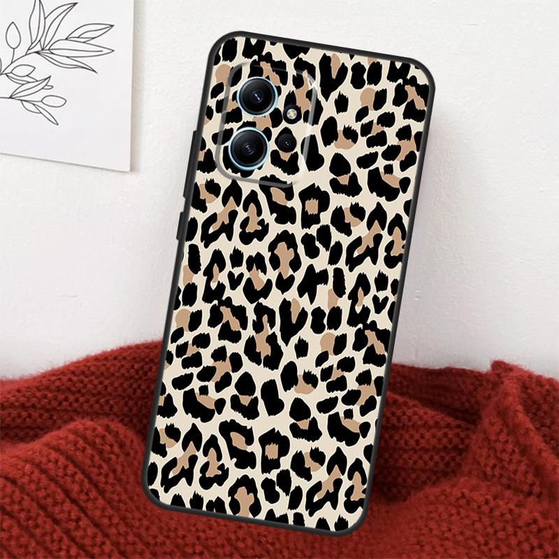 Leopard Skin Case For Xiaomi Redmi Note 14 13 10 11 12 15 Pro Plus Cover For Redmi 15 14C 12C 10C 13C 15C
