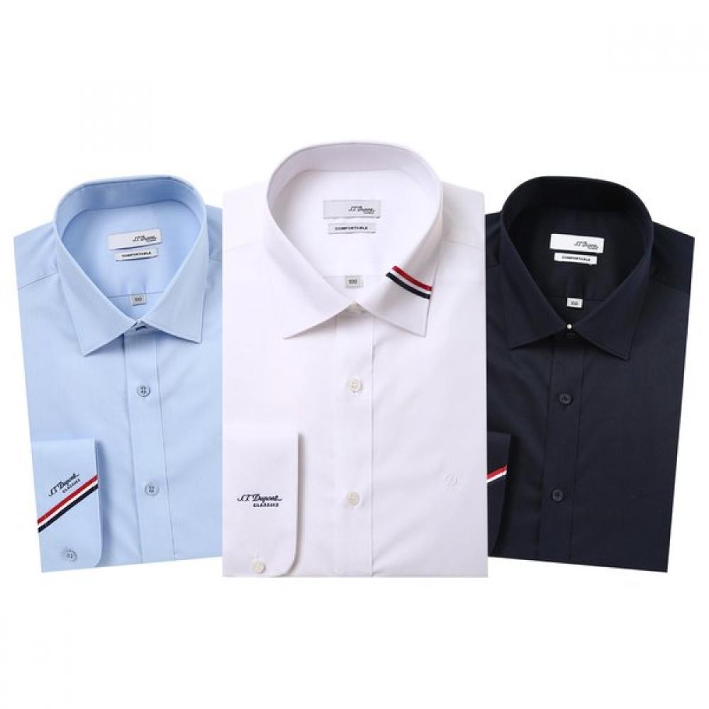 

S.t. Dupont Signature High Quality Long Sleeve Shirt Slim Fit 5 Types Regular Fit 4 Types Se5sm22ls932swh Etc. 09/110