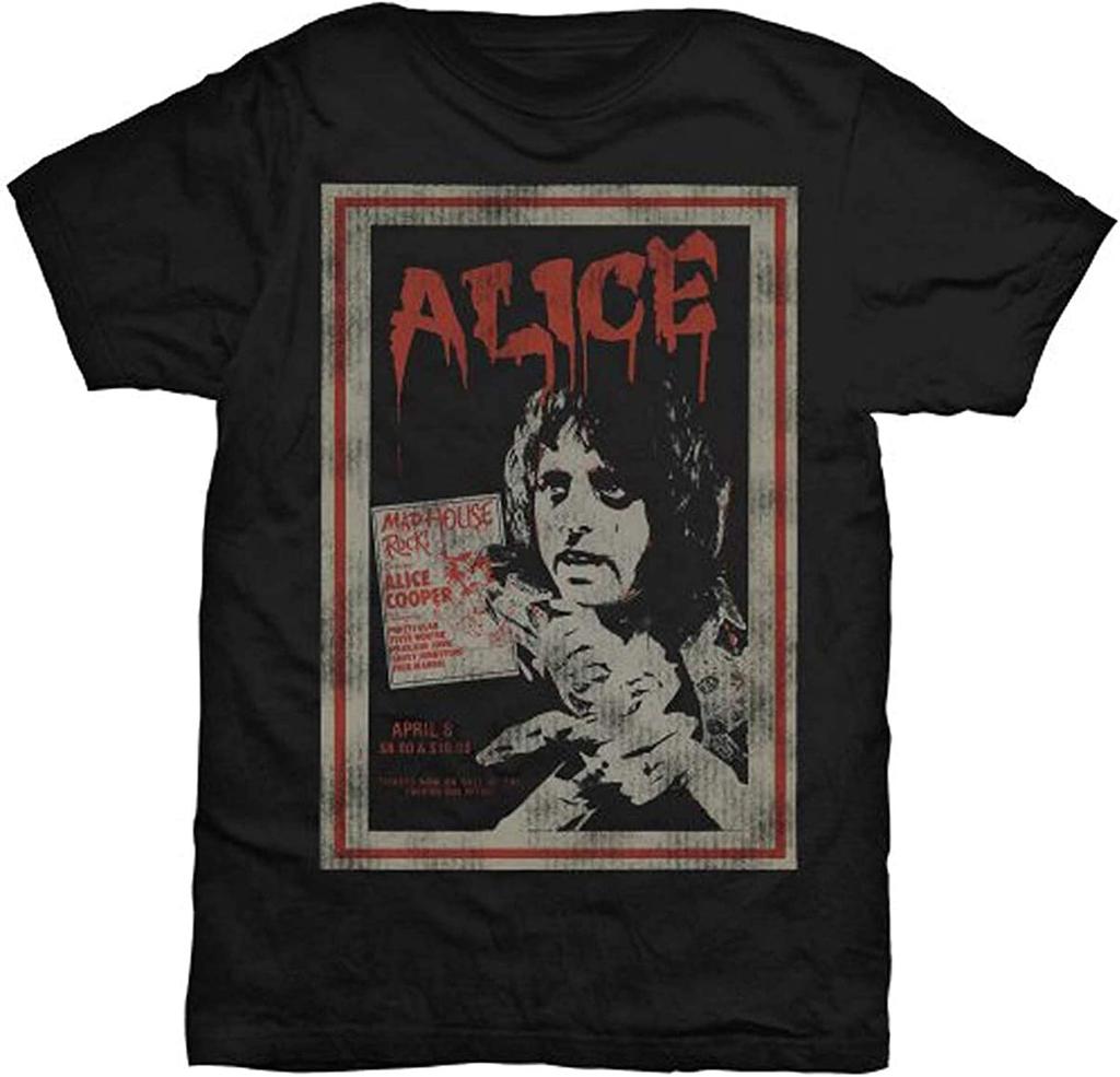 Alice Cooper Madhouse Rock April 8 Vintage T-shirt