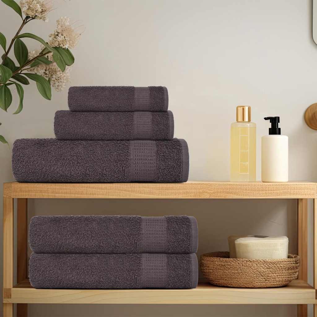 FROGN Guest Towels 2 pcs. Anthracite 30 x 50 cm 360 g m²