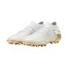 Unisex Sneakers PUMA Future 9 Soccer Shoes Unisex Low Top PUMA White Metal Gold PUMA Black