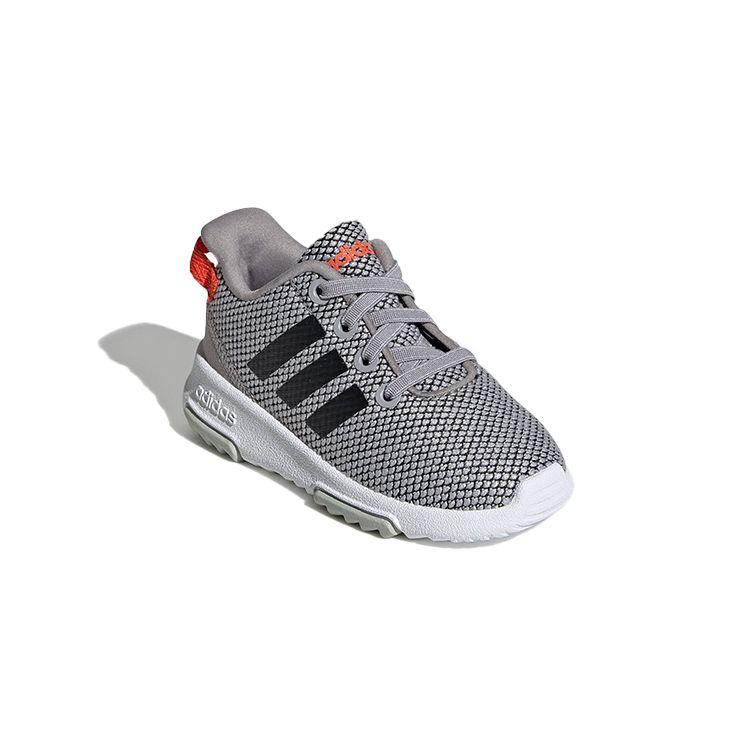 Adidas Neo Racer TR21 Breathable Low-Top Walking Shoes Baby Shoes Gray Black EE9010