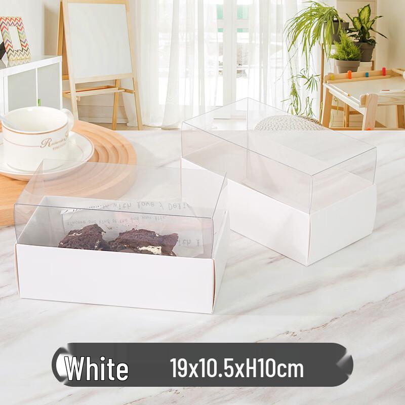 Transparent Cake Roll Boxes 5 Sets