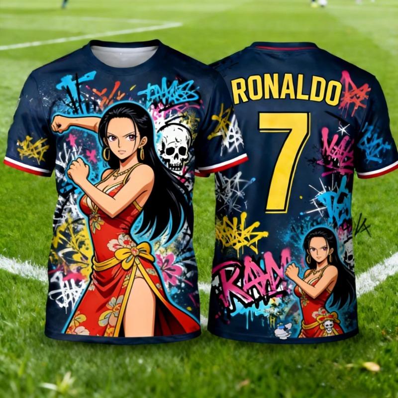 Football Jersey for Adults and Kids Special Design Oversized Unisex T-shirt