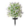 Artificial Plant Outdoor 22Inch Artificial Flower Ground Stake Weather Resistant Plastic Flower For Garden Patio Yard