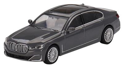 TrueScale Miniatures MINI GT 164 BMW 750Li xDrive Bernina Grey Amber Effect (RHD) Finished Product