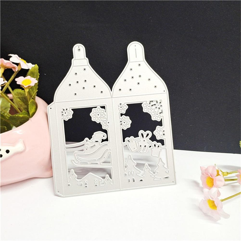 Metal Cutting Stencils Christmas Box Cutting Dies Embossing DIY Making Tools for Scrapbooking Photo