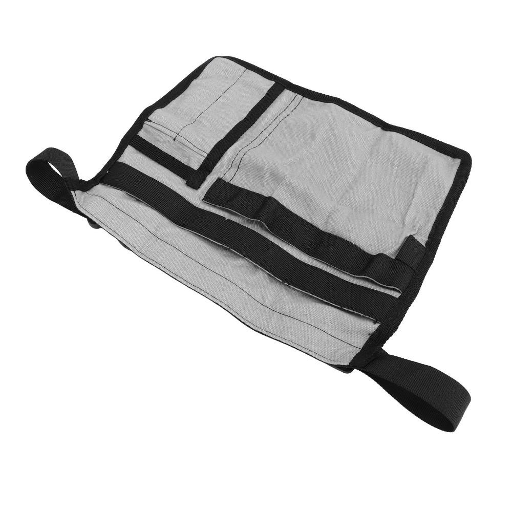 Heavy-Duty Tool Waist Apron Adjustable Strap Work Apron Belt Multi-Pocket Tool Pouch  Outdoor Use
