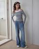 INSEOWL Washed Sweet Pants