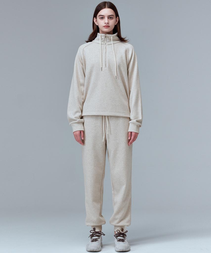 MALOUPE 5307 Knit Anorak Set (Beige)
