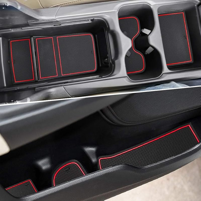 Auovo 20Pcs Anti Dust Mats For    Honda CR-V/CRV Accessories Premium  Non-Slip Car Cup Holder Erts, Center Console Liner, Door Pocket Liners