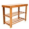 Bamboo Shelf, Standing Shoe Rack, 3-shelf Cabinet, Bathroom, Hall