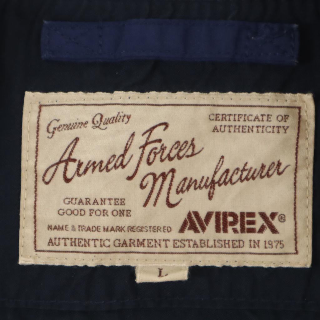 AVIREX MA-1 Jacket L Navy system Thin Men's Used