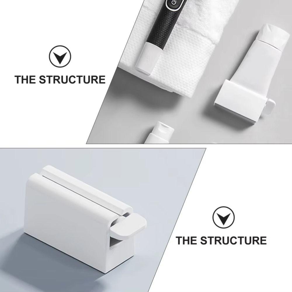 Portable Toothpaste Squeezer Silicone Base Paste Pressers Toothpaste Dispenser  Hair Dye Tube