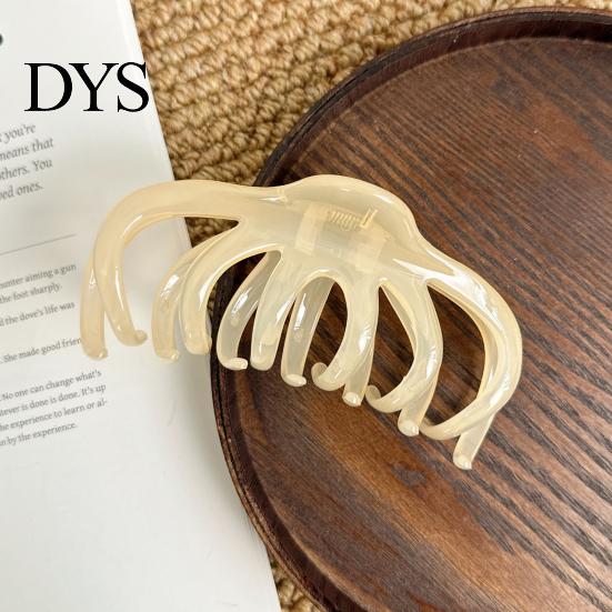 Easy-grab Handle Hair Clips Large Octopus Claw Women Thick Back Head Fancy Shower Clip Non-Slip Accessories Styling Tools Secure Hold