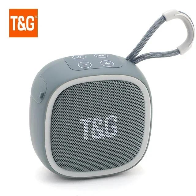 T&G Mini Wireless Powerful IPX4 Waterproof Bluetooth Speaker TWS Bluetooth 5.3 Sound Box HIFI Loudspeaker Support TF Card Radio