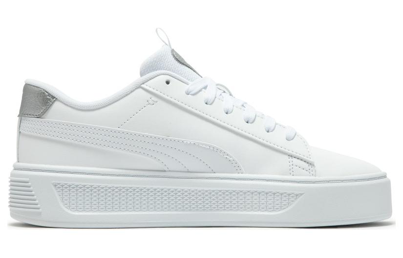 Women's Sneakers Puma Wmns Smash Platform v3 'Pop Up - White'