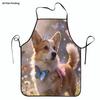 1pc Apron with Whimsical Dog And Butterfly Design, Perfect for Spring. This Unisex Cooking Apparel Is Suitable for Both Men And Women, Offering Comfor