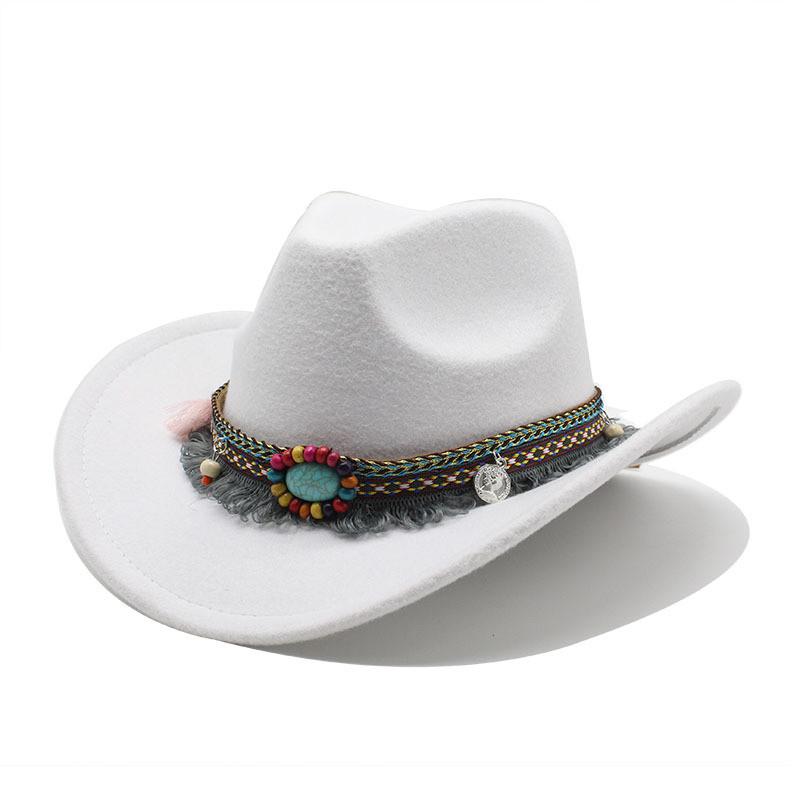 Western Cowboy Hat With Sun Protection For Men Women Bohemian Style