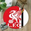 1pc L-Liverpool  Carpet, Round Rug, Comfortable, Suitable for Entryways, Living Rooms, Office, And Bedrooms, Christmas Decoration