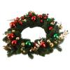 Xmas Wreath 50CM Artificial Decorative Front Door Hanging Wreath with Light for Holiday Home Decor