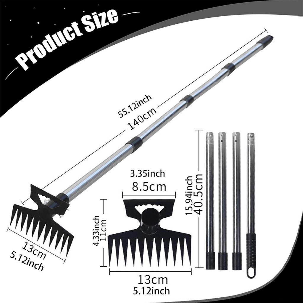 Weed Puller Tool Garden Hoe Manual Versatile Ergonomic Grip Remover Gardening Hand for