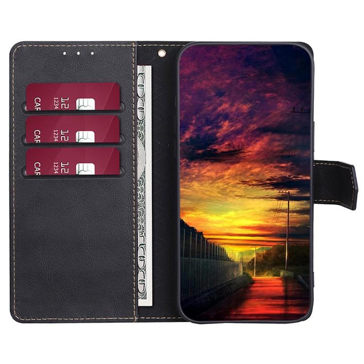 

For OnePlus Nord CE4 Lite 5G/Oppo K12x 5G (China) Case Leather Phone Cover with RFID Blocking Wallet Brown